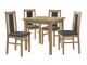 Маса и столове за трапезария Victorville 310 (Сонома дъб)