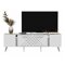 Mueble TV Kailua 269 (Blanco + Plata)