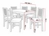 Маса и столове за трапезария Victorville 320 (Сонома дъб)