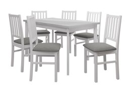 Маса и столове за трапезария Victorville 320 (Бял)