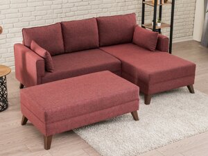 Conjunto de muebles tapizado Altadena B100 (Rojo)