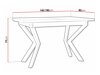Tisch Victorville 328 (Schwarz + Artisan Eichenholzoptik)