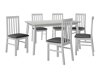 Маса и столове за трапезария Victorville 267 (Бял)