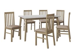 Маса и столове за трапезария Victorville 267 (Сонома дъб)
