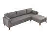 Divano angolare Altadena B104 (Grigio)