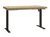 Reguliuojamo aukščio darbo stalas Tucson 170 (Artisan ąžuolas + Matinė juoda)