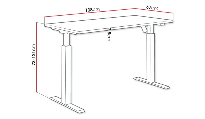 Reguliuojamo aukščio darbo stalas 508501