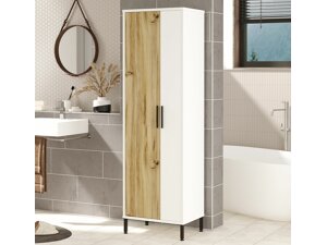 Стоячий шкафчик для ванной Kailua 2071 (Белый + Орех)