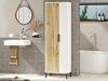 Beépített fürdőszoba szekrény Kailua 2071 (Fehér + Dió)