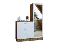 Set arredo da corridoio Kailua 558 (Pino + Bianco)