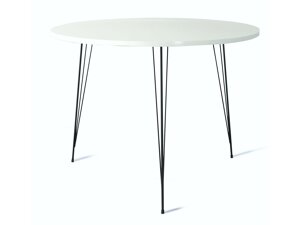 Asztal Kailua 597 (Fényes fehér + Fekete)