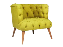 Chesterfield krēsls Altadena 262 (Dzeltenīgi zaļš)