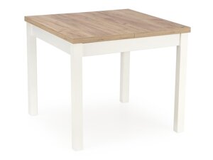 Tisch Houston 1562 (Weiß + Craft eichenholzoptik)