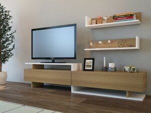 Мебелен комплект Kailua 861 (Тик + Бял)