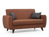 Dīvāns gulta Altadena C100 (Tumši oranžs)