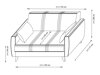 Dīvāns gulta Altadena C109 (Beige)