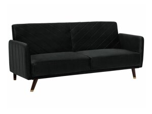 Καναπές κρεβάτι Berwyn 120 (Μαύρο)