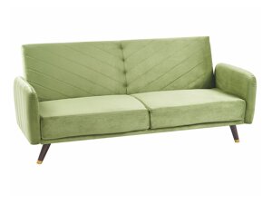 Καναπές κρεβάτι Berwyn 120 (Ανοιχτό πράσινο)