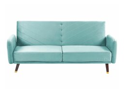 Dīvāns gulta Berwyn 120 (Gaiši zils)