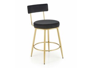 Silla de media barra Houston 1570 (Negro + Dorado)