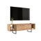 Mueble TV Kailua 1283 (Roble + Negro)