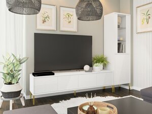 Set mobili soggiorno Merced L108 (Bianco)
