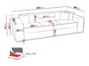 Dīvāns gulta Clovis 114 (Poso 100)