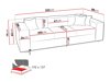 Καναπές κρεβάτι Clovis 114 (Poso 27)