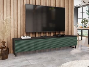 Tv τραπέζι Sarasota M103 (Πράσινο + Μαύρο)