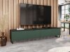 Τραπέζι Tv Sarasota M103 (Πράσινο + Μαύρο)