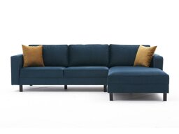 Divano angolare Altadena 325 (Blu scuro)