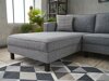 Divano angolare Altadena 327 (Grigio chiaro)