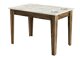 Asztal Kailua 1436 (Dió + Fehér márvány)