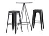 Маса и столове за трапезария Dallas 4263 (Черен)