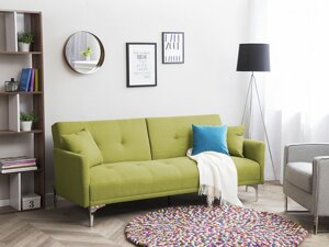 Καναπές κρεβάτι Berwyn 161 (Ανοιχτό πράσινο)