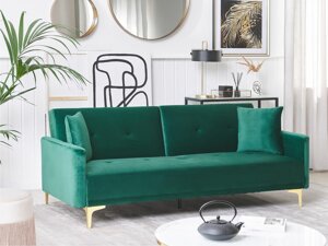Καναπές κρεβάτι Berwyn 161 (Πράσινο)