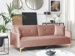 Dīvāns gulta Berwyn 161 (Tumši rozā)