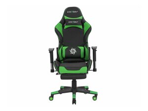 Spēļu krēsls Berwyn 183 (Melns + Zaļš)