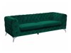 Chesterfield sofa Berwyn 185 (Žalia)