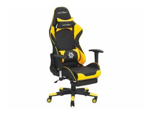 Καρέκλα gaming Berwyn 183 (Μαύρο + Κίτρινο)