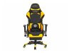 Геймърски стол Berwyn 183 (Черен + Жълт)