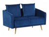 Комплект мягкой мебели Berwyn 206 (Синий + Золотой)
