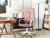 Biroja krēsls Berwyn 208 (Balts + Tumši rozā)