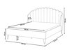 Κρεβάτι Berwyn 264 (Τριανταφυλλί)