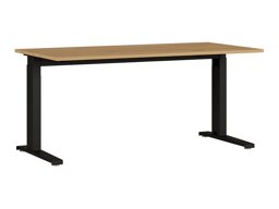 Állítható magasságú íróasztal Sacramento AL108 (Fekete + Grandson tölgy)