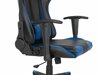 Spēļu krēsls Berwyn 308 (Melns + Zils)