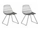 Kėdžių komplektas Berwyn 399 (Juoda)