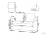 Dīvāns gulta Berwyn 425 (Pelēks)