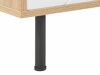 Τραπέζι Tv Berwyn 490 (Ανοιχτό χρώμα ξύλου + Άσπρο)