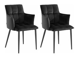 Conjunto de sillas Denton 608 (Negro)